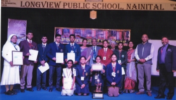 Sonali Pant brought the laurel to school in debate contest held in Longview Public School, Nainital.