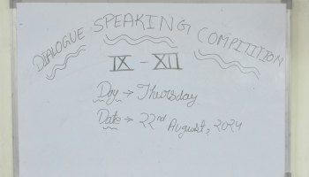 Dialogue Speaking Competition (Class IX to XII)