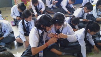 Diya Decoration and Card Making Competition (Class I to VIII)