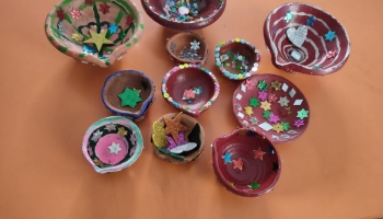 Diya Decoration Competition (Class LKG)