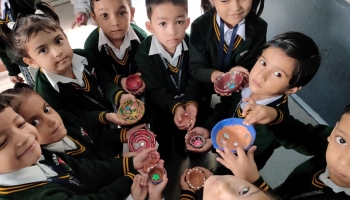 Diya Decoration Competition (Class LKG)