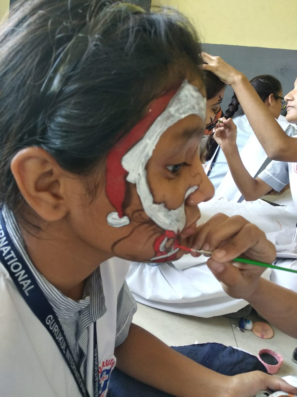 Face Painting Competition (Class IX to XII) Held On 21 Oct, 2019