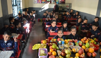 Fruit Party - Class Nursery To UKG Held On 20 Nov, 2019