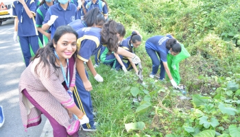 GLIMPSES OF GANDHI AND SHASTRI JAYANTI, PLASTIC HATAO DRIVE ON 2/10/2019