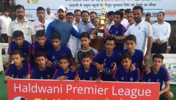 Gurukul International School bagged runner up trophy in HPL  (Haldwani Football Premier League) 2019