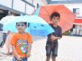Gurukul International School celebrated a Splash Party for Class Nursery and LKG. The kids enjoyed the showers poured on them from showers.