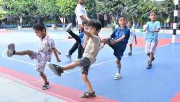 Summer Camp begins at Gurukul International School.