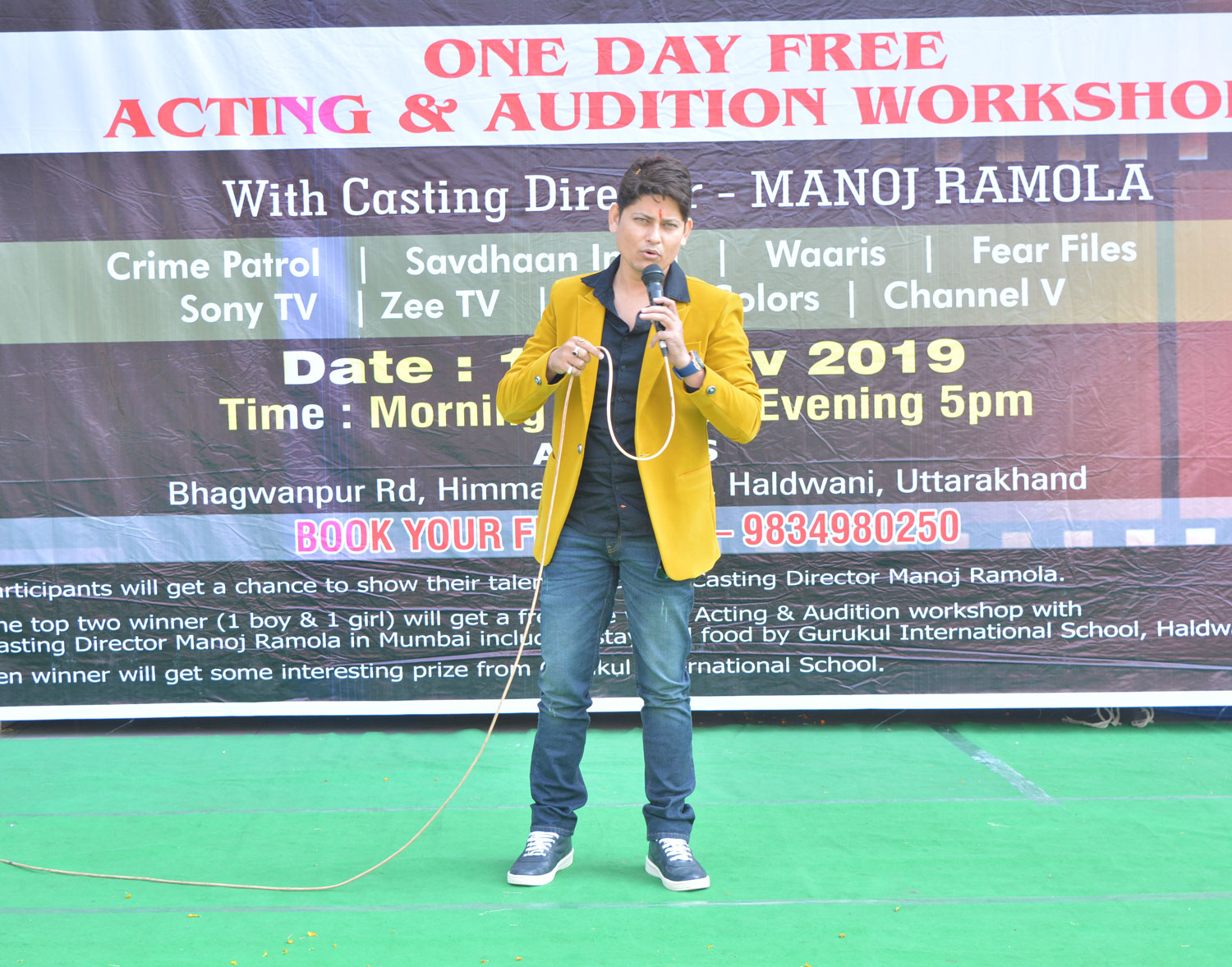 One Day Free Acting And Audition Workshop With Mr. Manoj Ramola (Casting Director)